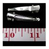 ALL in ONE 50pcs Metal Silver Single Prong Alligator Hair Clip Nickel Free 35mm