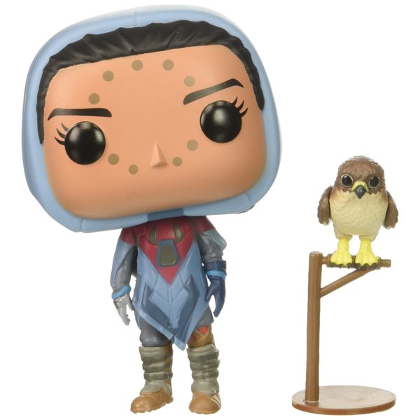 Funko POP! Games: Destiny Hawthorne with Hawk Collectible Figure, Multicolor