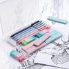 Four Candies Cute Mechanical Pencil Set, 6PCS Pastel Pencils 0.5mm & 0.7mm with 360PCS HB Pencil Leads, 3PCS Erasers and 9PCS Eraser Refills, Aesthetic Mechanical Pencils for Girls Writing