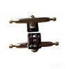 LEEFAI Pro Fingerboard Trucks 32/34/36mm 4.0-Regular Kingpin-Upgraded v2 baseplate with Hardware-Baseplate Color and Size (36mm,Black)