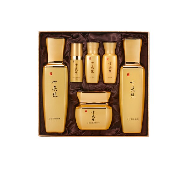 [Sibjangsaeng] Kum-An 3 pc skincare set Bamboo barrel fermentation herbal cosmetics - Extra moisturizing effect Anti-wrinkle, Anti-aging