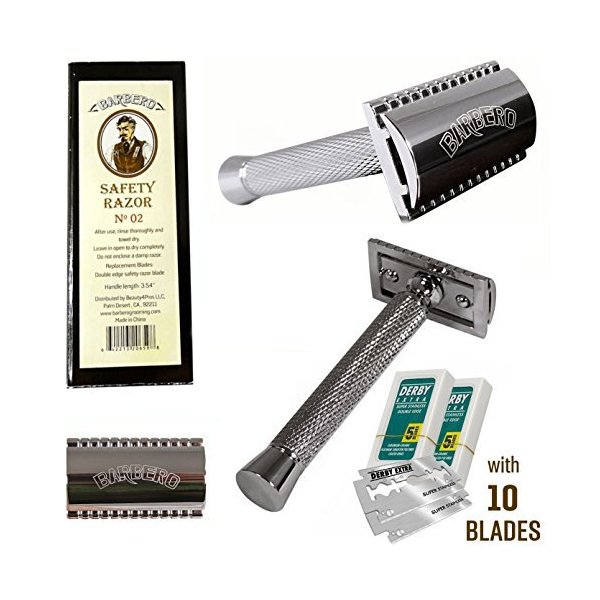 Barbero Safety Razor No.02 +10 Free Blades