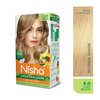Nisha Creme Permanent Hair Color 100 percent Gray Coverage Hair Dye Easy to Apply Long Lasting Hair Colouring For Ultra Soft Deep Shine Conditioning With Natural Herbs Pack of 3 (Light Blonde)