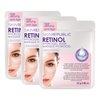 Skin Republic Retinol Hydrogel Face Mask Sheet Treatment Reduces Wrinkles Collection (3 Pack)
