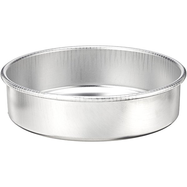 Nordic Ware Natural Aluminum Commercial Round Layer Cake Pan Baking Essentials, 9", Silver