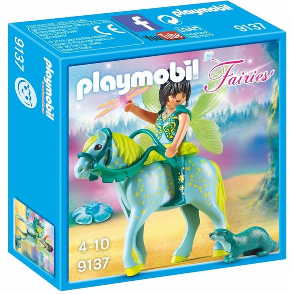 Playmobil Enchanted Fairy with Horse Toy, Multicolor