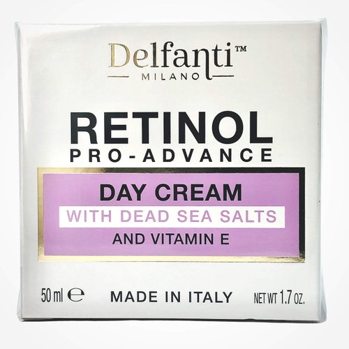Delfanti Milano - RETINOL PRO-ADVANCE DAY CREAM - with dead sea minerals and vitamin E- Made in Italy