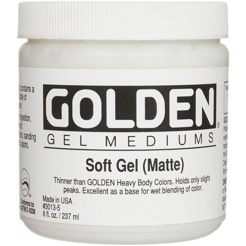 Golden Soft Matte Gel Medium-8 ounce
