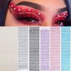 Pearl Makeup Self Adhesive Rhinestones for Eye Jewels Face Gems Halloween Decoration, Nail Rhinestones Body Temporary Tattoo Diamonds, Eyeshadow Jewelry Sticker for Women Girls 6 Sheets