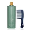 Agavê Smoothing Shampoo 33.8 oz / 1 Liter and M Hair Designs Detangling Comb (Bundle)