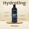 Castlebeard Soft Silky Hydrating Hair Shampoo Deep Cleansing, Purifying Shampoo | Aloe Vera, Argan Oil, Moisturizing Coconut Oil 16oz