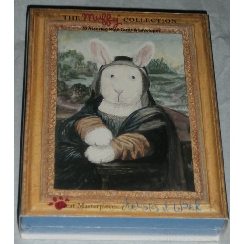 Muffy Vanderbear ARTISTES AT WORK ASSORTED NOTE CARDS & ENVELOPES