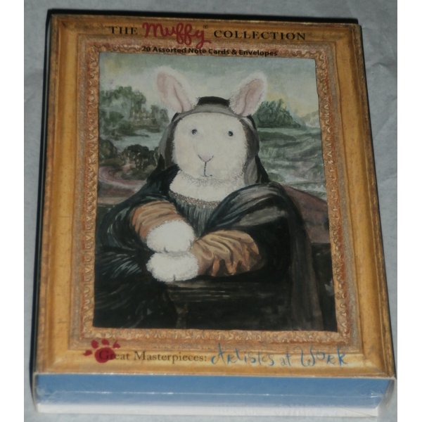 Muffy Vanderbear ARTISTES AT WORK ASSORTED NOTE CARDS & ENVELOPES