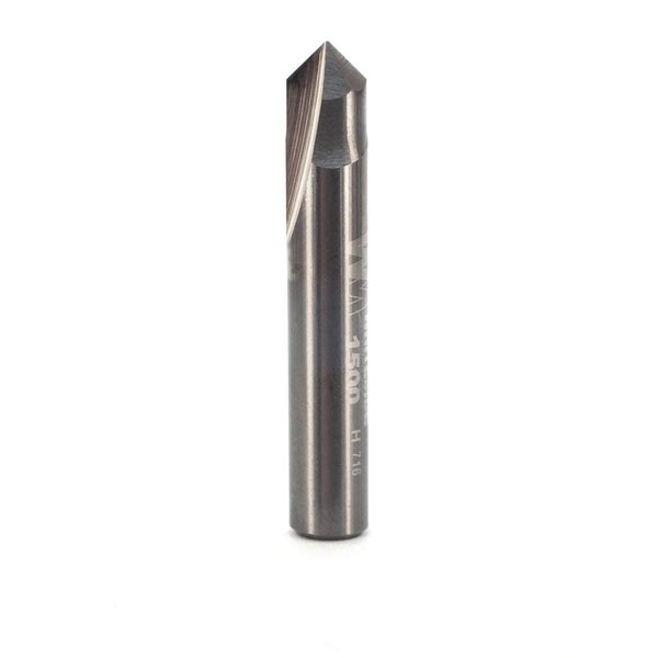 Whiteside Router Bits 1500 V-Groove Bit with 90-Degree 1/4-Inch Cutting Diameter and 1/8-Inch Point Length