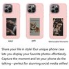 YATUO iPhone Case Pink for iphone16 PRO MAX | DIY Picture, Smart E Ink, Digital Photo, Phone Case, Custom Portrait, Phone Case, App Intelligent, Screen Casting, Ink Display