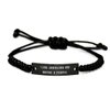 New Juggling Black Rope Bracelet, I Like Juggling and Maybe 3 People, Reusable for Friends, Holiday