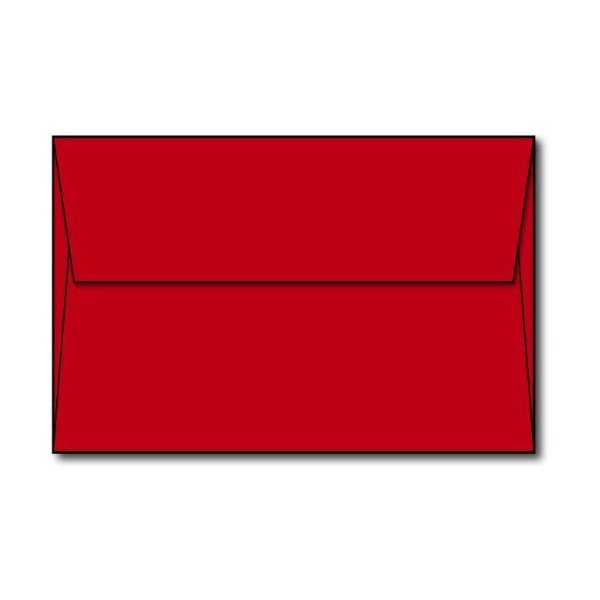 Red A9 (5 3/4" x 8 3/4") Envelopes - 50 Envelopes - Desktop Publishing Supplies™ Brand Envelopes