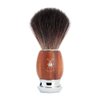 MÜHLE VIVO Black Fibre Shaving Brush - Creates Rich Lather of Soap or Cream