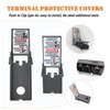 EWH-02 Electric Water Heater Tune-Up Kit, Water Heater Parts - Two 4500W 240V Heater Elements, Universal Upper Water Heater Thermostat, Lower Thermostat and Protective Covers. Fits Most brands