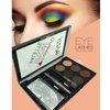 Vtrem 6 Colors Eyebrow Powder Set Longwearing Brow Powder Eyebrow Palette Contour Makeup Palette Eye Makeup with Eyebrow Stencils/Pen/Spoolie/Brush/Tweezers, Christmas Gifts for Women