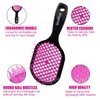 Brushup-Wet & Dry Vented Detangling Hair Brush,SmoothGlide Detangling Hair Brush- Gentle Haircare for Tangle-Free Locks, Cherry Blossom