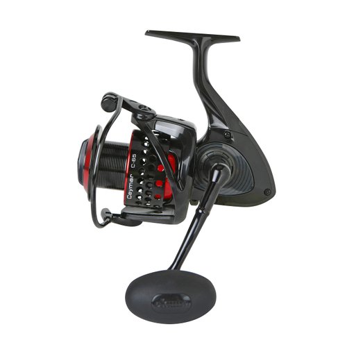okuma C-65 Ceymar Spinning Reel, Black and Red, 7 x 6 x 3 inches