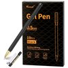 Kinnkall Gel Pens, 0.5mm Black Ink Pens, Fine Point Smooth Writing Pens - Pack of 10, Bulk Ink Gel Pen, Fine Tip Ballpoint Pens, Rollerball Pens for Office/School/Archival Supplies