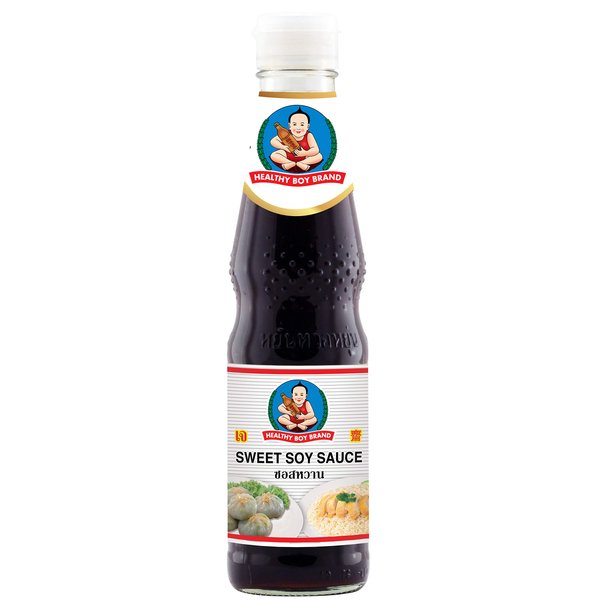 Healthy Boy Thai Sweet Soy Sauce (White Label), 14 Ounces, Product of Thailand (Pack of 1)