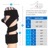 Velpeau Stroke Resting Hand Splint with Squeeze Stress Balls - Night Immobilizer Wrist Brace with Thumb Support - Finger Stabilizer Wrap for Muscle Atrophy, Arthritis, Carpal Tunnel Pain (Left-S)
