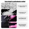 Keratin Clear Granule Beads Hair Extension, Glue Bead for Keratin Granule Hot Fusions Extension Glue Bead Accessory,Glue Tips for Nail Art 50G X 2 Bottles