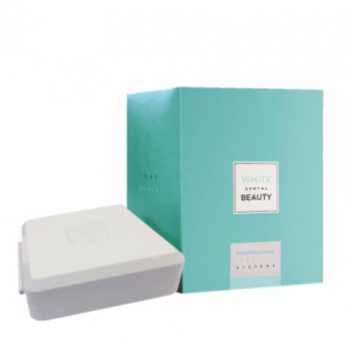 White Dental Beauty Teeth Whitening Kit; 8 Syringes of 1.2 ml Tooth Whitening System Powered by NOVON® Technology. Includes Kit, Boil and Bite Whitening Trays, and Case (10% Carbamide Peroxide)