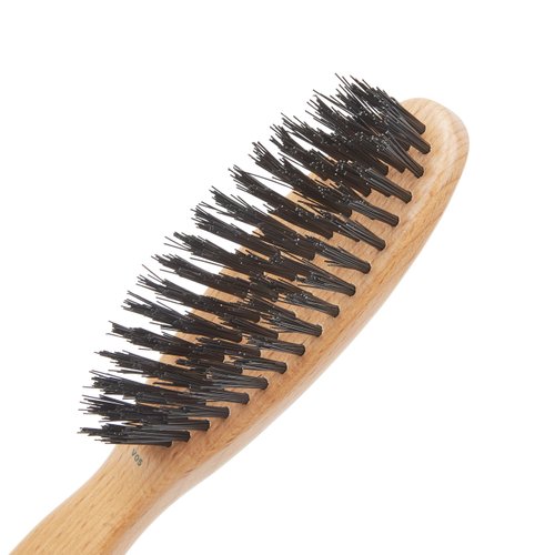 Kent V05 Vegan Boar Bristle Hair Brush and Beard Brush for Men, Eco Friendly Bristle Brushs for Smoothing Hair, Taming Beards and Mustaches (Large)