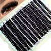 HBZGTLAD 280 Bundles 50D/60D/80D/100D/110D/150D Mink Eyelashes 0.05mm/0.07mm Thin Eyelash extension 3D Russia Volume Individual Eyelash Cluster Makeup (110D DD Curl-0.07MM-10mm-16mmMIX)