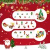 Forauzon 2024 Advent Calendar Christmas Building Set,Christmas Building Set,Each Compartment has A Different Christmas Surprise Toy, The for Kids(Style-A)