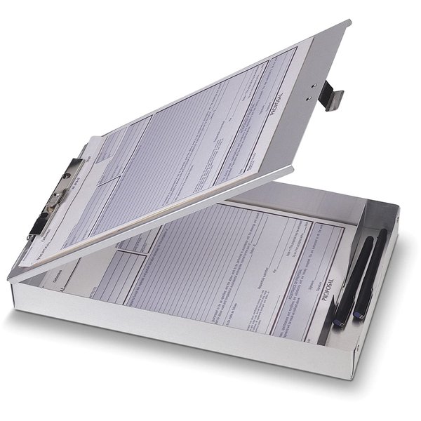 Officemate International Corp. 83200 Storage Clipboard, 1-1/2-Inch Deep, Steel Clip, 9-Inch x13-Inch , AM