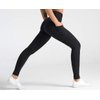 Dragon Fit High Waist Yoga Leggings with 3 Pockets,Tummy Control Workout Running 4 Way Stretch Yoga Pants Black