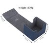 AEGIS GUARDIAN Card Deck Box for MTG, Commander Deck Box Hold 120+ Sleeved Cards, Leather Strong Magnet Card Deck Case Holder for Magic Cards TCG CCG, Blue