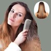 Mini Wide Tooth Comb,Small Travel Purse Comb Hair Detangling Comb Brush for Curlies Portable Care Handgrip Comb Shower Comb Travel Combs for Men Women- Best Styling Comb for Curly,Wet,Dry,Long (Beige)