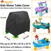 Aacabo Kids Water Table Cover Fit Step2 Rain Showers Splash Pond Water Table,Waterproof Dust Proof Anti-UV Outdoor Toys Cover-Cover only