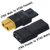Nvwadayu RC Lipo Battery/Charger Connector Adapter for Traxxas TRX to XT60 Connector Adapter Plugs fit Slash/Rustler/Stampede/Bandit/E-Revo RC Cars