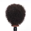 Hairginkgo 100% Human Hair Mannequin Head Hairdresser Training Head Manikin Cosmetology Doll Head (92092B0210)