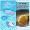 Bath Toys for Kids Ages 3+, Kids Bathtub Toys Water Toys Swimming Pool Toys, Kids Small Watering Can Bath Toys with 2 Bathing Spoons, 3 Pack Shower Toys for Kids Bath Time Fun (Green)