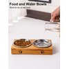 VENTION Stainless Steel Cat Bowls, Whisker Fatigue Cat Bowl, Metal Cat Dishes, Shallow Cat Food Dish
