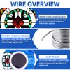 HGMZZQ 60/40 solder for stained glass,Industrial grade Solder for Glass Artisans,Dia 3mm (0.125") 1LB(1)