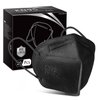 KN95 Face Mask 20 PCS,5 Layers Cup Dust Mask Against PM2.5 from Fire Smoke, Dust, for Men, Women, Essential Workers(Black)