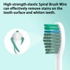 YMPBO 10 Pack Toothbrush Replacement Heads Compatible with TAO Clean Sonic Toothbrush Adults, Tooth Brush Head Toothbrush Heads Refill, Medium Bristles, Super Clean+Whitening