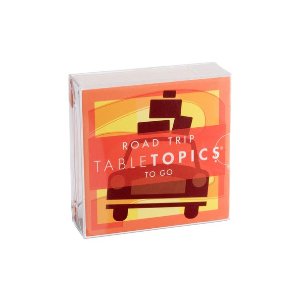 TableTopics Road Trip to Go - 40 Conversation Cards for Kids and Families on The Road, Game for Car Rides and Travel and to Deepen Your Bond