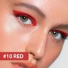 Kaely Red Pencil Eyeliner,Sharpenable Multi-Use Gel Eyeliner Pencil,Waterproof Smudge proof Eye Liner Pen,Long Lasting Smooth Eye Makeup,delineador de ojos contra el agua,10
