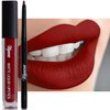 Red Lip Liner and Red Lipstick Matte Long Lasting Kissproof Waterproof Lightweight No Smudge Talc-Free and Paraben-Free Kit