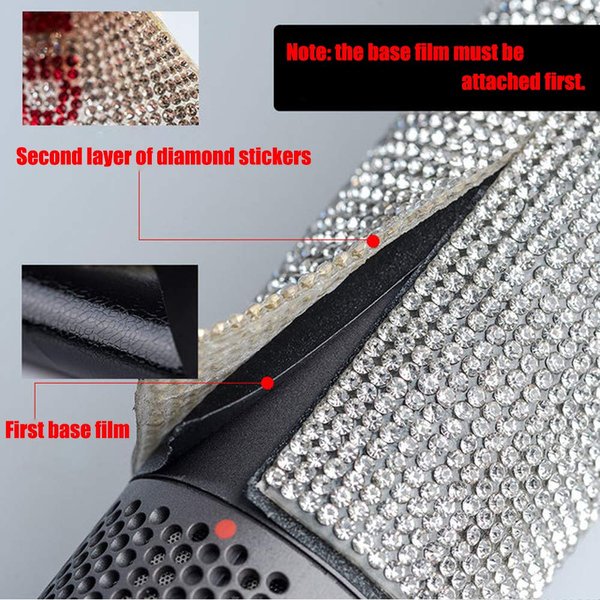 Bright Diamond Sticker Decals for Dyson Supersonic Hair Dryer HD01 HD03(Phantom Diamond)